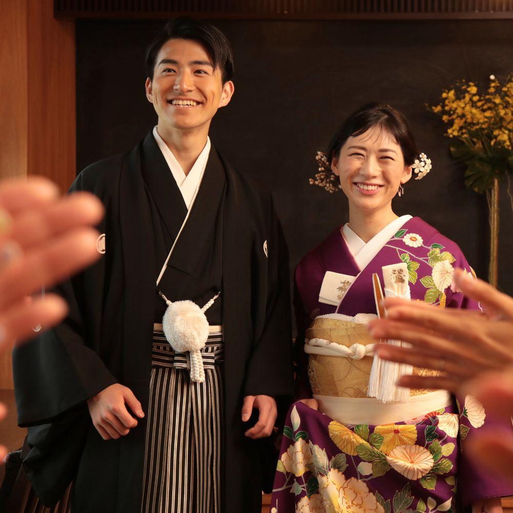 加賀友禅の花嫁衣裳 — 瑞雨